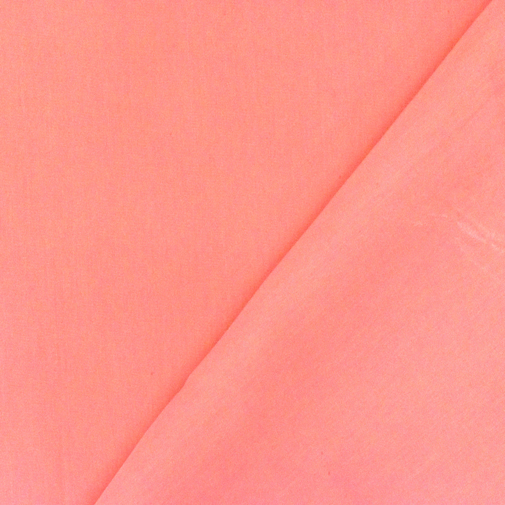 1 1/2 YD PC-Flamingo Pink Solid Faille Fabric