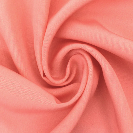 1 1/2 YD PC-Flamingo Pink Solid Faille Fabric