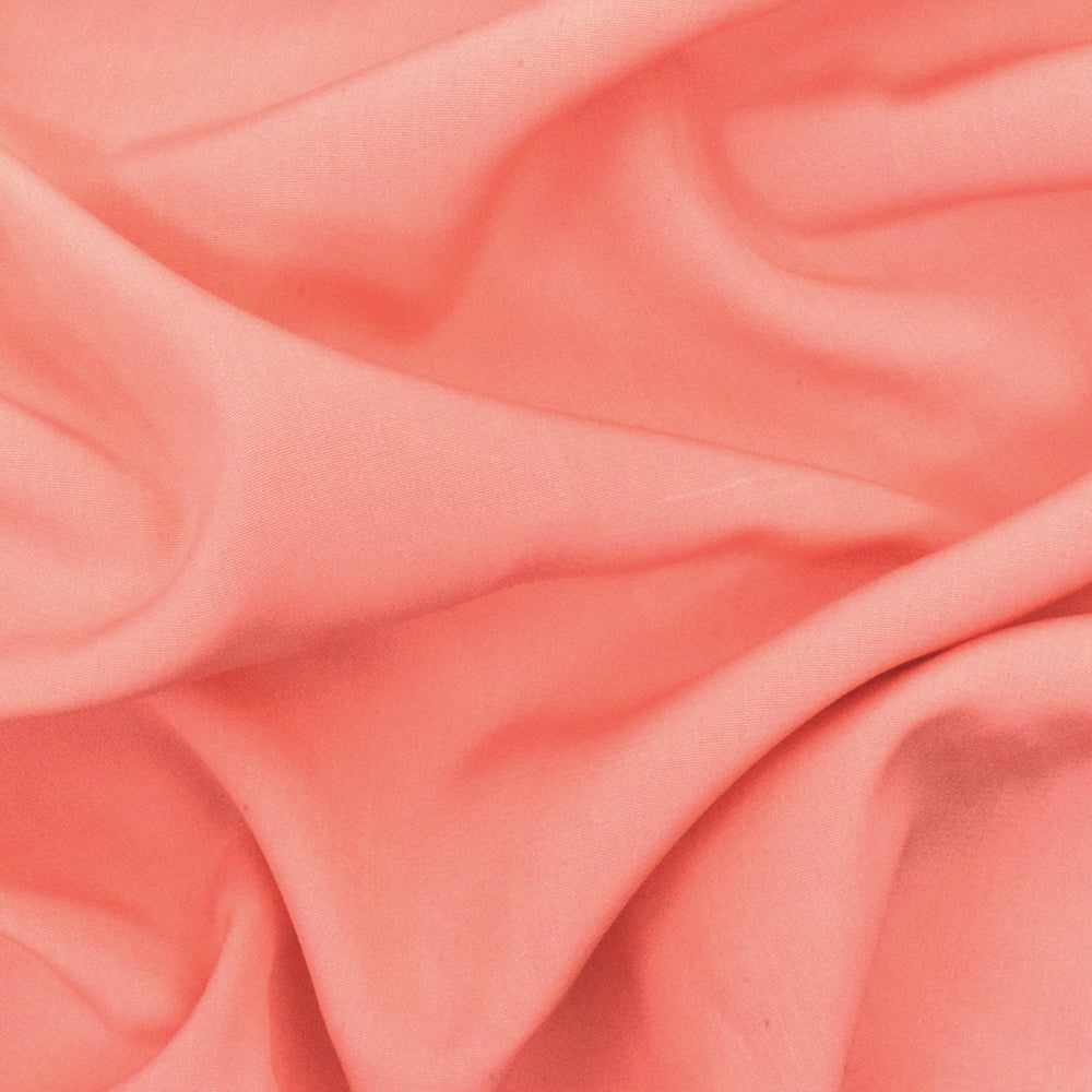 1 1/2 YD PC-Flamingo Pink Solid Faille Fabric